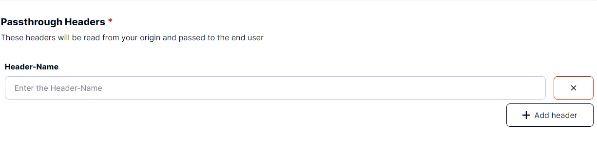Passthrough Headers